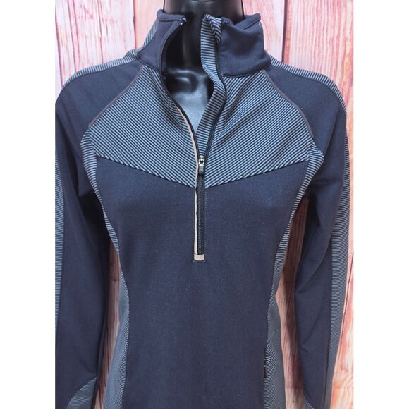 Athleta Womens Black Half-Zip Lightweight Jacket XXS - Picture 3 of 9
